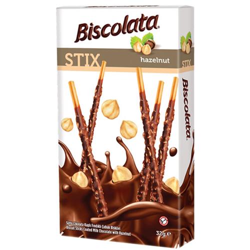 Biscolata Hazelnut Stix