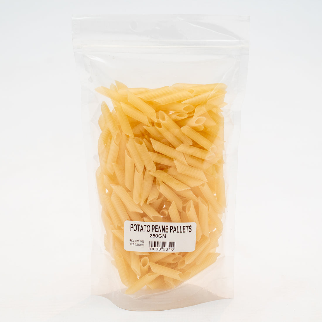 POTATOE PENNE PALLETS 250G