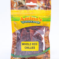 Aminas Whole Red Dried Chillies