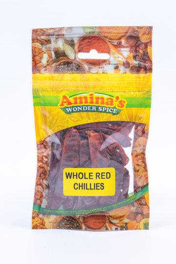 Aminas Whole Red Dried Chillies